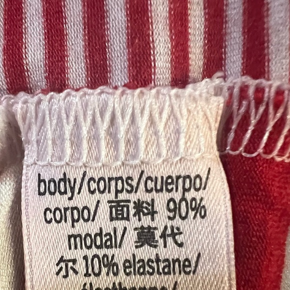 Victoria’s Secret Modal Soft Striped Button Down Long Sleeve Nightshirt Large - Picture 8 of 9